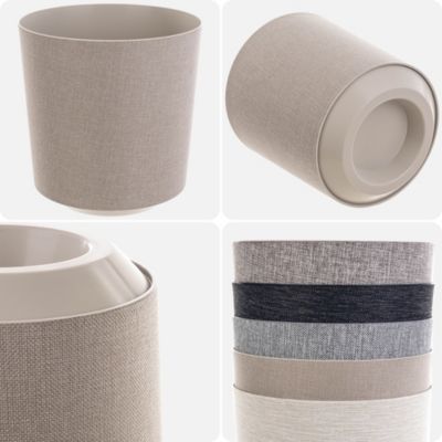 KADAX Pot de Fleurs Cache-Pot Haut Support de Fleurs 19 cm Coton