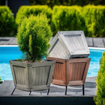 KADAX Pot de Fleurs Cache-Pot pour Balcon Terrasse