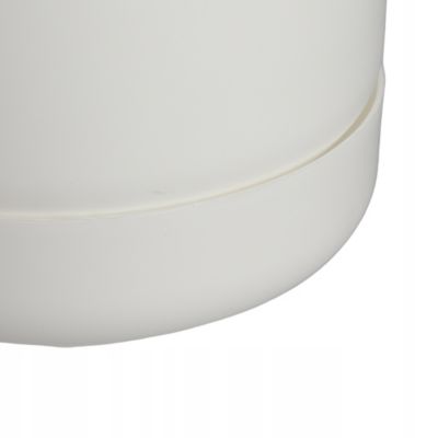 KADAX Pot de fleurs Pot de fleurs avec support 13 cm Blanc mat