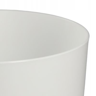 KADAX Pot de fleurs Pot de fleurs avec support 13 cm Blanc mat