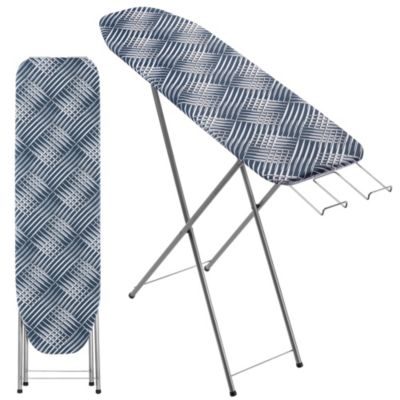 KADAX Table à repasser pliante 104x30cm avec support en fer léger petit