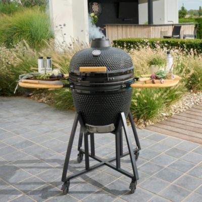Kamado en céramique GoodHome Sagami ⌀46 cm h.122cm noir