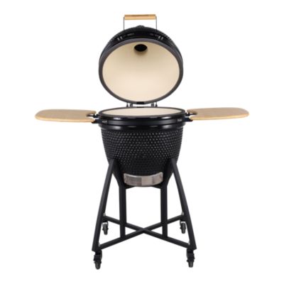 Kamado en céramique GoodHome Sagami ⌀46 cm h.122cm noir