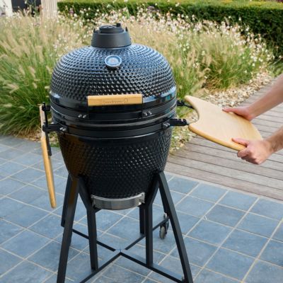 Kamado en céramique GoodHome Sagami ⌀46 cm h.122cm noir