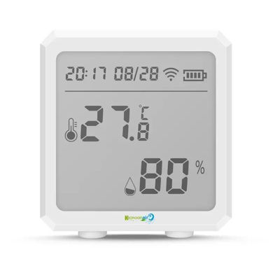 kaptm100wf thermomètre capteur de température et d'humidité tuya wifi mural