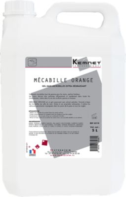 Kemnet Mecabille Orange gel d'atelier surpuissant Bidon de 5 L