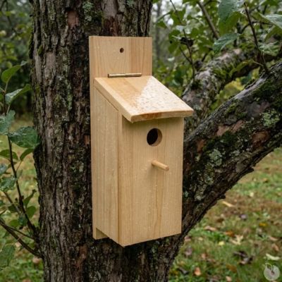 KERBL Nichoir - Kit a monter soi-meme pour oiseaux - 36x12x14cm