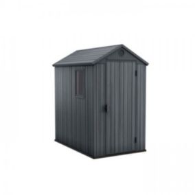 Keter Abri de jardin Darwin 46 Gris Aspect de bois 432439