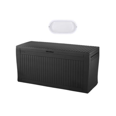 Keter Comfy coffre de jardin 270 L + éclairage extérieur LED inclus (255167-WO744)