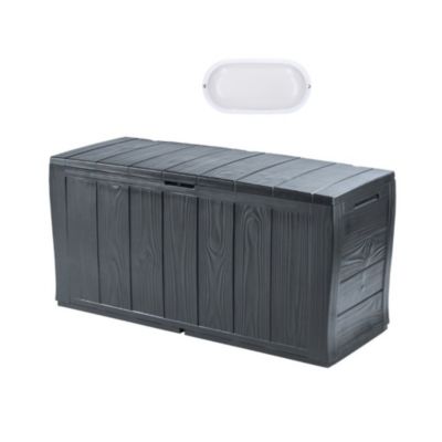 Keter Sherwood coffre de jardin 270 L + éclairage extérieur LED inclus (230415-WO744)