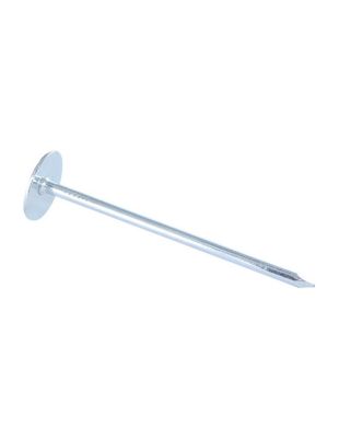 Kg de pointes Embase collerette RONDE Diamètre de tête: 20 Acier zingué 3.5X80 - 5 pièces