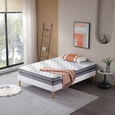 Matelas King Of Dreams 24 Cm Bambou – Très Ferme, Hypoallergénique, 2 Oreillers Inclus