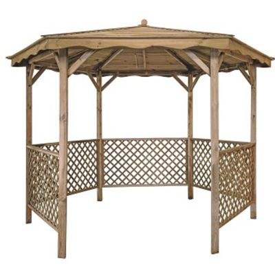 KIOSQUE DE JARDIN EN BOIS 3,2m²