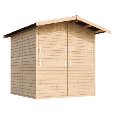 Kiosque en bois - 4 m² - 263x253xH232 cm - avec 2 fenêtres de vente - M149 - Timbela