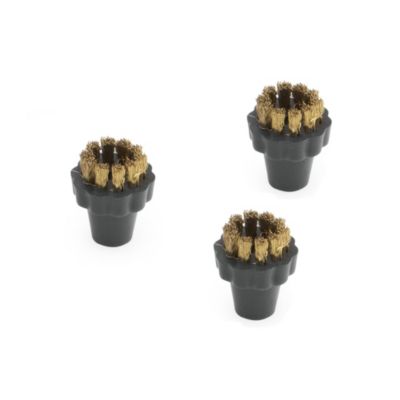 Kit 2 brosses rondes en laiton Karcher 28630080 pour meuleuse - nettoyage intensif