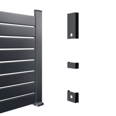 Kit 20 entretoises pour 6 lames ajourées Neva Klikstrom noir
