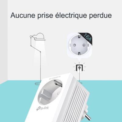Kit 2x CPL AV1000 Gigabit WiFi AC1200 avec prise gigogne TP-Link