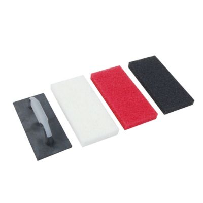 Brevanza Quatre Faces Cale a Poncer, Eponge Abrasive de Polissage