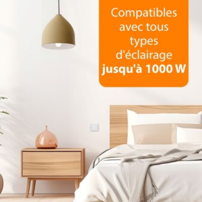 Kit 3 interrupteurs sans fil pour chambre Smartwares