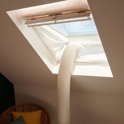 Kit Calfeutrage Fenêtre Pour Climatiseur Mobile - Joint D'évacuation 500cm, Velcro, Pour Fenêtres Battantes