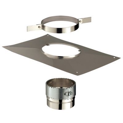 Kit accessoires pour flexible Ø180 mm rect. Poujoulat