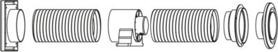 Kit aérateur Ø100 mm standard compact et silencieux, Autogyre