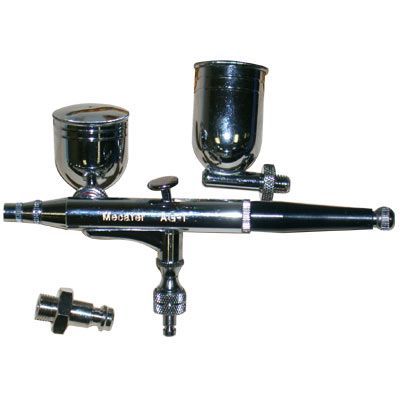 Kit aérographe Mecafer 600814 avec 2 godets