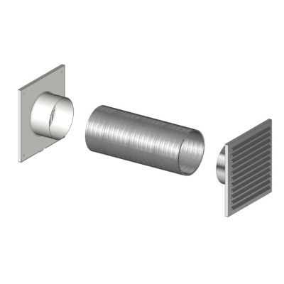 Kit alimentation air frais pour poêle à bois Dixneuf universel