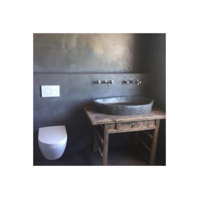 KIT BÉTON CIRÉ - MURS SALLE DE BAINS DOUCHE ITALIENNE Mure Violet - 10 ...