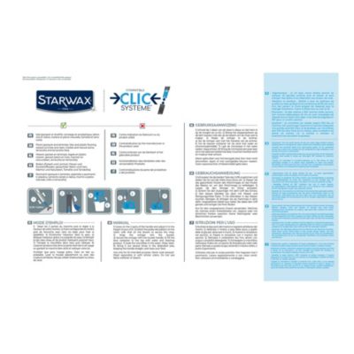 Kit balai mains sèches Starwax compatible clic système