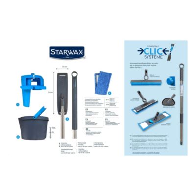 Kit balai mains sèches Starwax compatible clic système