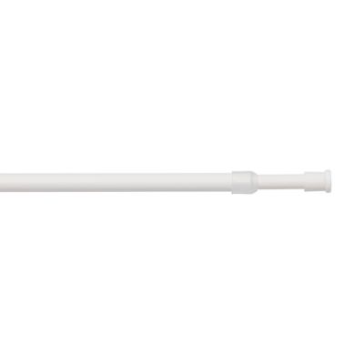 Kit barre de rideau GoodHome 70/100 Blanc mat Konera