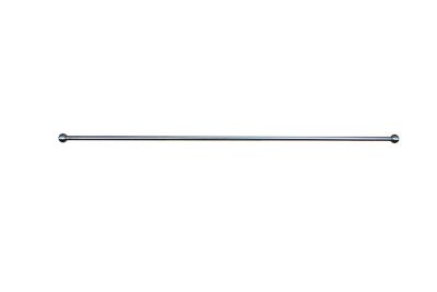 Kit barre de rideau GoodHome embout boule 70/100 Dokos Nickel