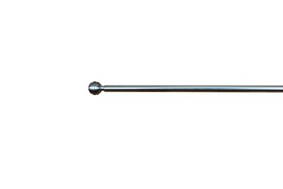 Kit barre de rideau GoodHome embout boule 70/100 Dokos Nickel