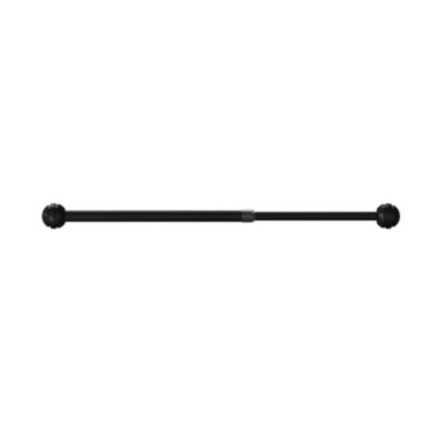 Kit Barre de vitrage Dokos GoodHome extensible ⌀7/9mm Long.70/100cm noir