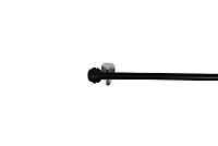 Kit Barre de vitrage Dokos GoodHome extensible ⌀7/9mm Long.70/100cm noir