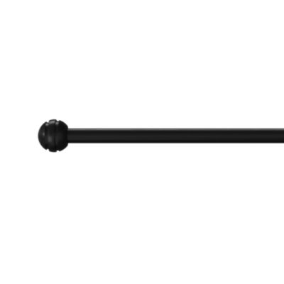 Kit Barre de vitrage Dokos GoodHome extensible ⌀7/9mm Long.70/100cm noir