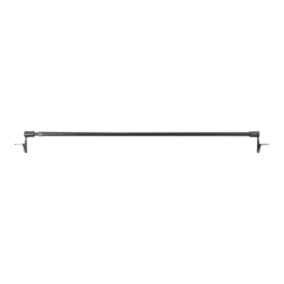 Kit Barre de vitrage GoodHome extensible ⌀7/9mm Long.100/150cm argent