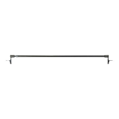 Kit Barre de vitrage GoodHome extensible ⌀7/9mm Long.30/50cm argent