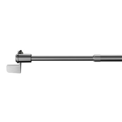 Kit Barre de vitrage GoodHome extensible ⌀7/9mm Long.30/50cm argent