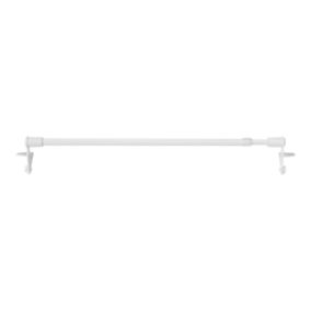 Kit Barre de vitrage GoodHome extensible ⌀7/9mm Long.30/50cm blanc