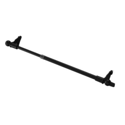 Kit Barre de vitrage GoodHome extensible ⌀7/9mm Long.30/50cm noir