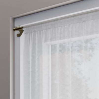 Kit Barre de vitrage GoodHome extensible ⌀7/9mm Long.30/50cm or