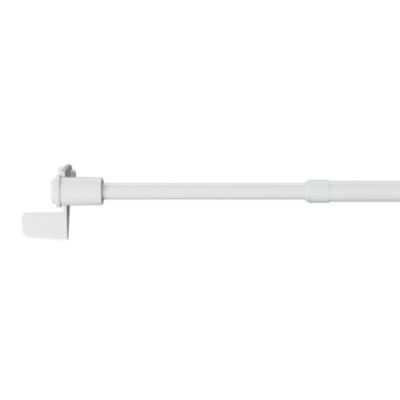 Kit Barre de vitrage GoodHome extensible ⌀7/9mm Long.50/80cm blanc
