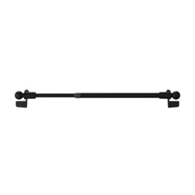 Kit Barre de vitrage Konera GoodHome extensible ⌀7/9mm Long.50/80cm noir