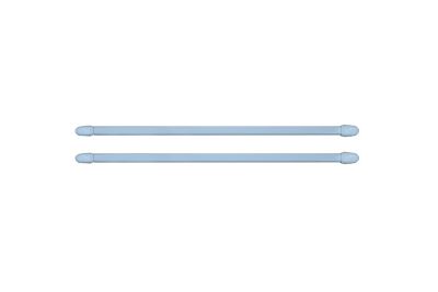Kit barres de rideaux 30/50 blanc mat x 2