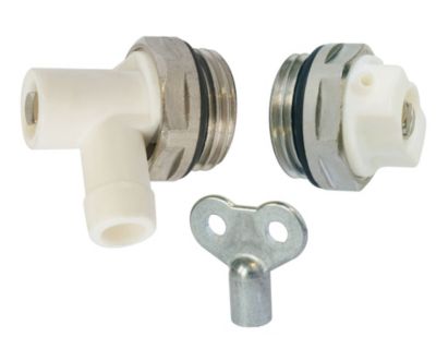 Kit bouchon purgeur orientable, robinet de vidange orientable et clé à carré de 5 mm Somatherm for you