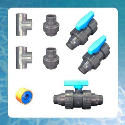 Kit by-pass 50 pour pompe à chaleur Aqualux
