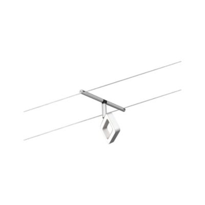 Kit cable wire LED système frame IP20 5x4,8W GU5,3 L.100 x l.10,4 x H.13 cm Paulmann blanc dépoli