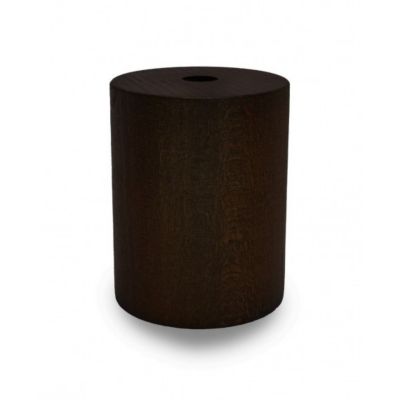 Kit Cache Douille Cylindrique en Bois Wengé  Une Touche Exotique pour Vos Luminaires